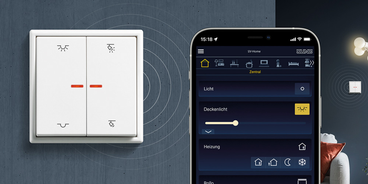 KNX RF Taster bei ELKOM Elektro- und Kommunikationstechnik GbR in Meiningen